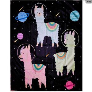Galaxy Space Llamas Tapestry Hanging Wall Decor‎